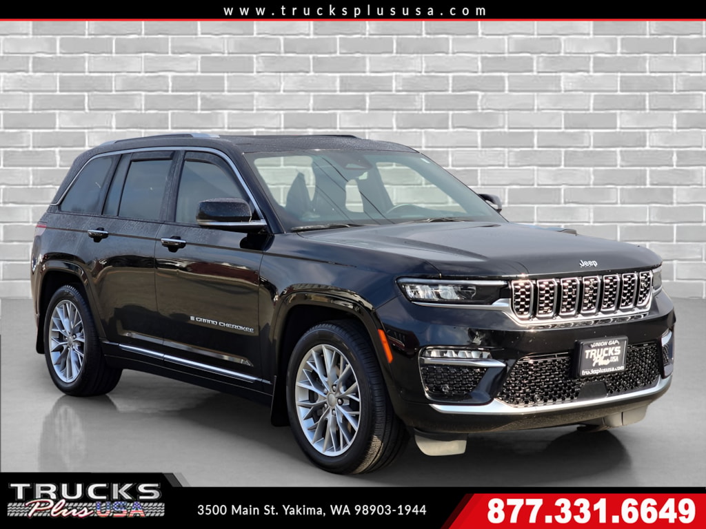 Diamond Black Crystal Pearlcoat 2022 Jeep Grand Cherokee 4xe SUV / Crossover Four-Wheel Drive 8-Speed Automatic