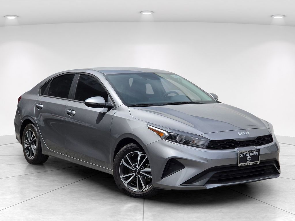 Steel Gray 2023 Kia Forte Sedan Front-Wheel Drive Continuously Variable Transmission