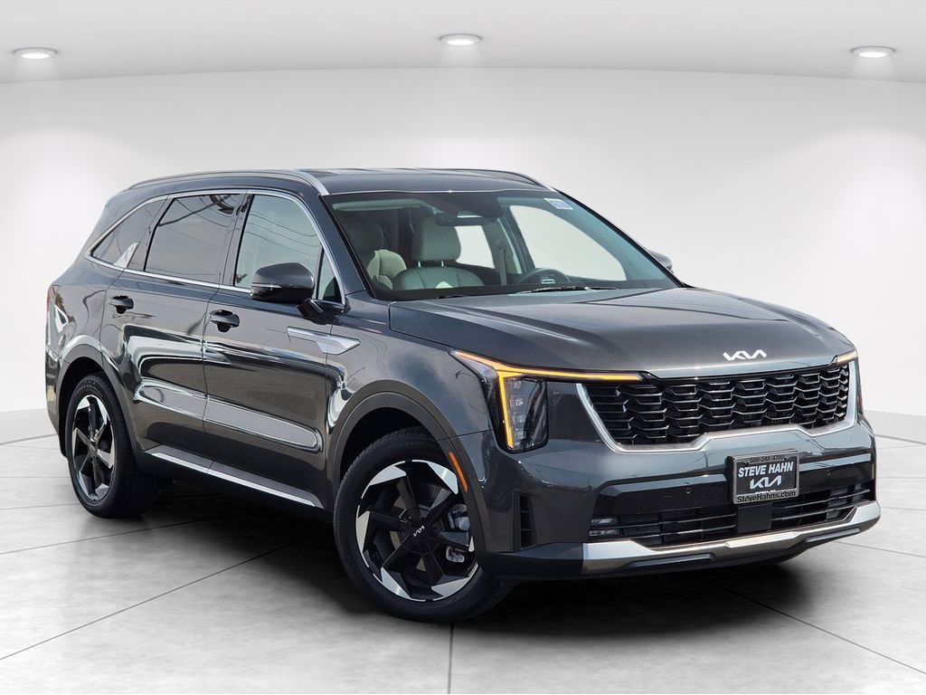Interstellar Gray 2025 Kia Sorento Hybrid SUV / Crossover All-Wheel Drive 6-Speed Automatic