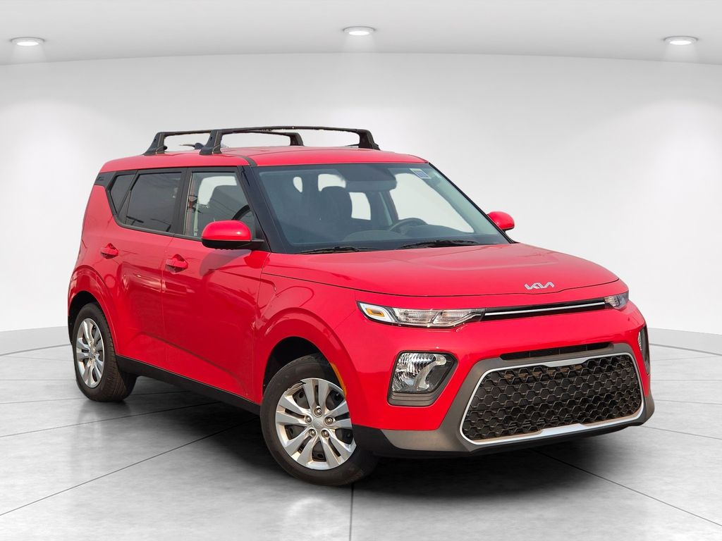 Inferno Red 2022 Kia Soul SUV / Crossover Front-Wheel Drive Continuously Variable Transmission