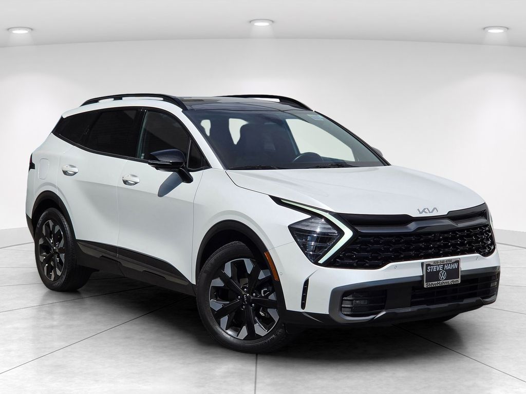 Snow White Pearl 2023 Kia Sportage Plug-In Hybrid SUV / Crossover All-Wheel Drive 6-Speed Automatic