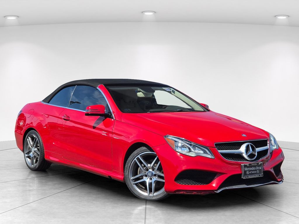 Mars Red 2016 Mercedes-Benz E-Class Convertible Rear-Wheel Drive 7-Speed Automatic