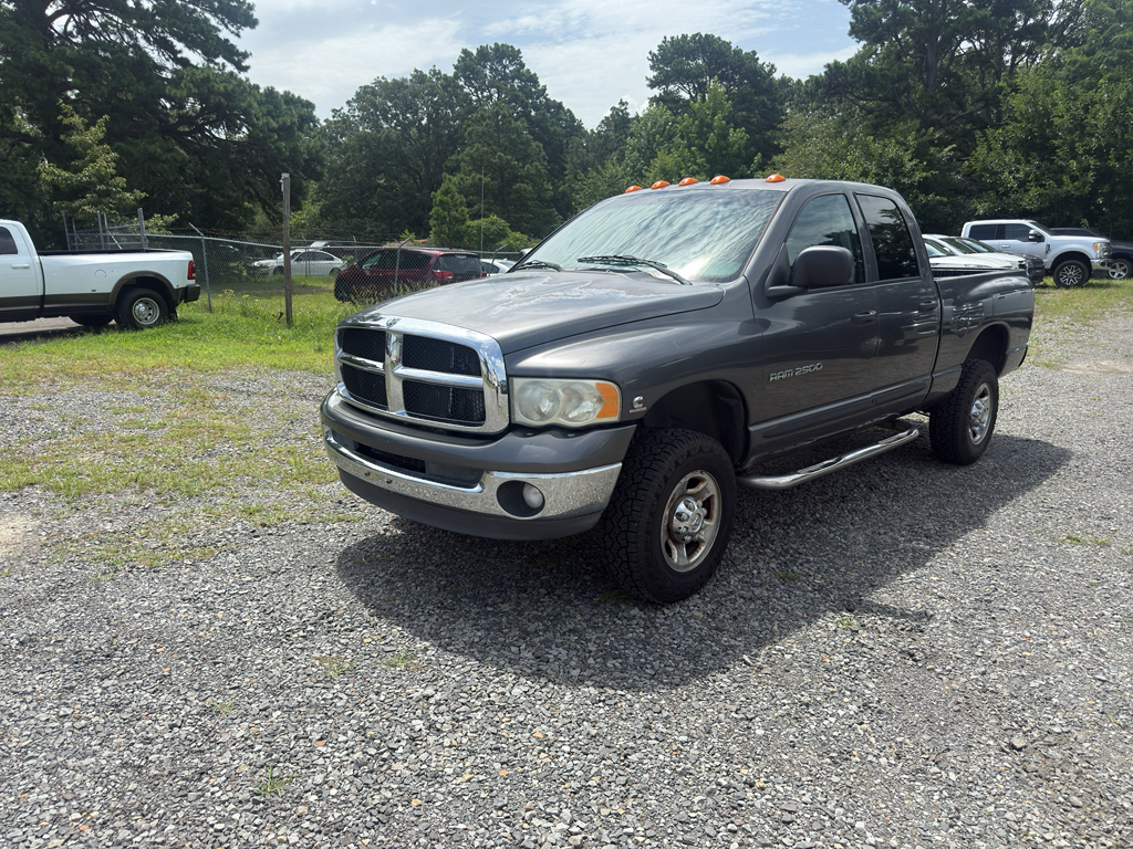 Gray (Graphite Metallic Clearcoat) 2004 Dodge RAM 2500 Pickup Truck Four-Wheel Drive 4-Speed Automatic