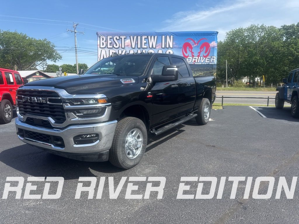 Diamond Black Crystal Pearlcoat 2025 RAM 2500 Pickup Truck Four-Wheel Drive 8-Speed Automatic
