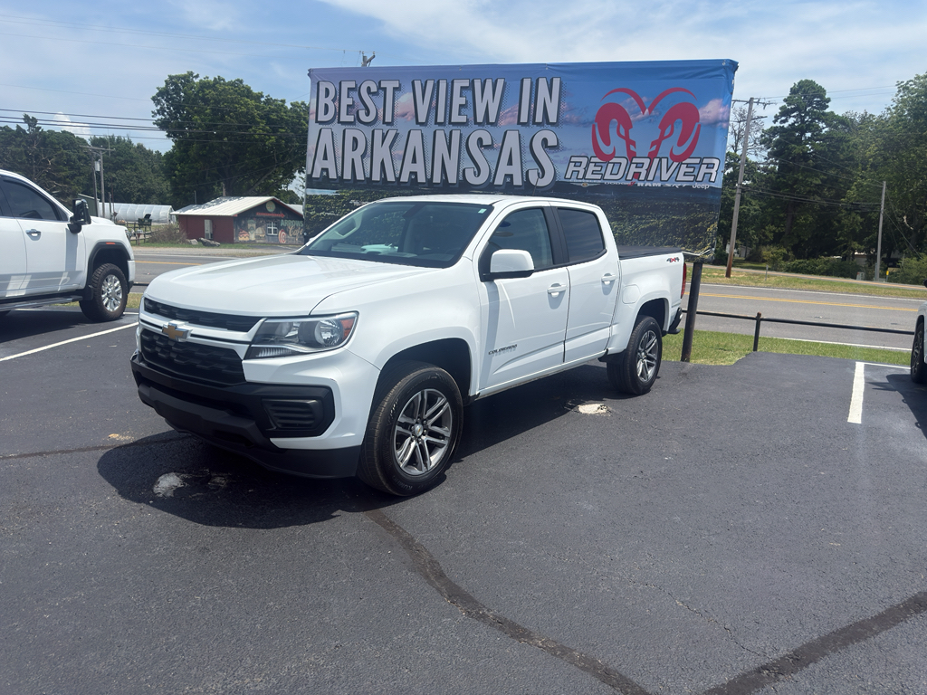 Summit White 2022 Chevrolet Colorado Pickup Truck Four-Wheel Drive 8-Speed Automatic