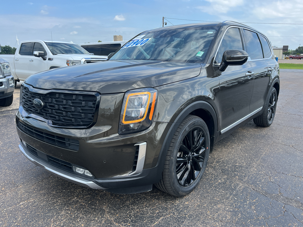 Dark Moss 2021 Kia Telluride SUV / Crossover Front-Wheel Drive 8-Speed Automatic