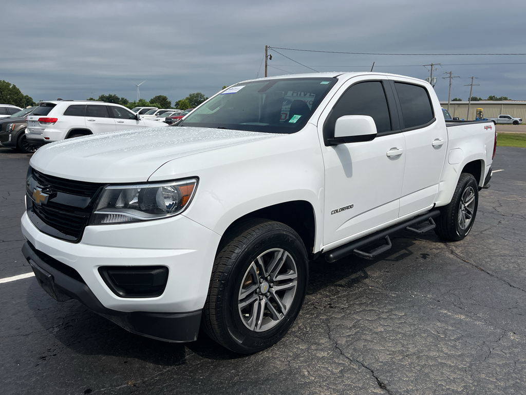 Summit White 2019 Chevrolet Colorado Pickup Truck Four-Wheel Drive 8-Speed Automatic
