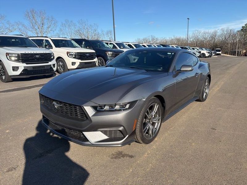 Carbonized Gray Metallic 2025 Ford Mustang EcoBoost Premium Fastback RWD Coupe Rear-Wheel Drive Automatic