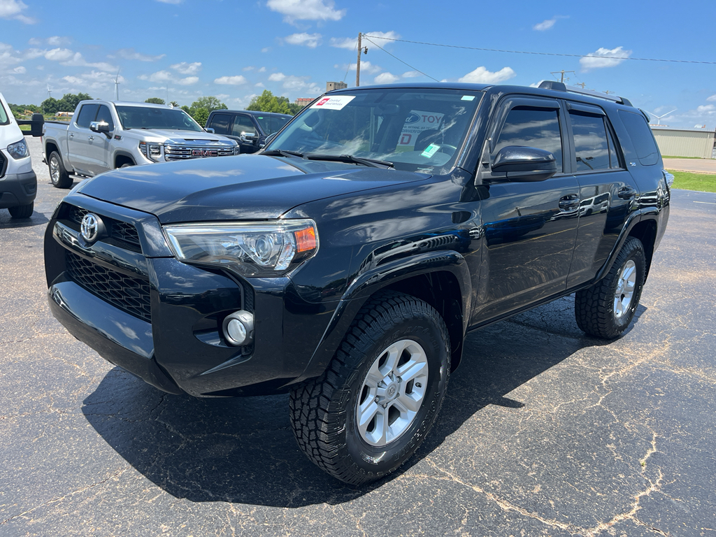 Midnight Black Metallic 2019 Toyota 4Runner SR5 SUV / Crossover 4X2 5-Speed Automatic