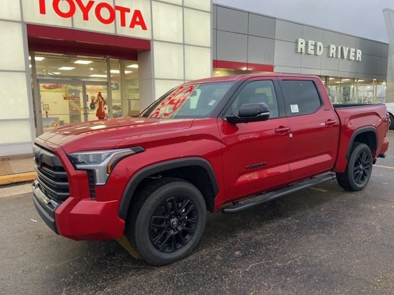 Supersonic Red 2026 Toyota Tundra Limited CrewMax Cab 4WD Pickup Truck Four-Wheel Drive Automatic