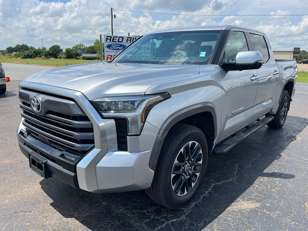Celestial Silver Metallic 2024 Toyota Tundra Limited CrewMax Cab 4WD Pickup Truck Four-Wheel Drive Automatic