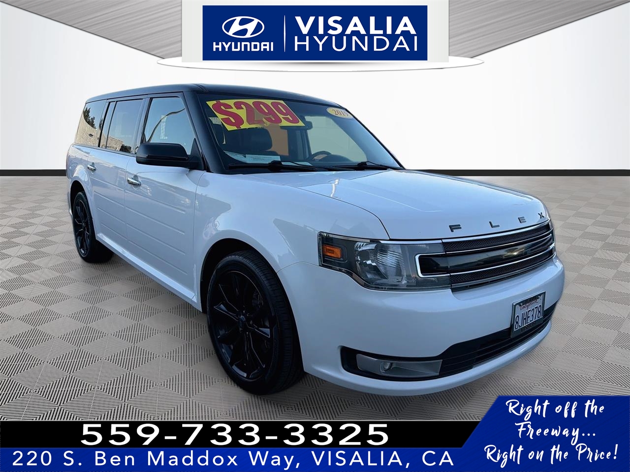 Oxford White 2019 Ford Flex SUV / Crossover Front-Wheel Drive 6-Speed Automatic