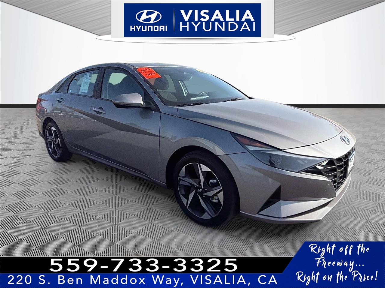 Fluid Metal 2023 Hyundai Elantra Sedan Front-Wheel Drive Continuously Variable Transmission