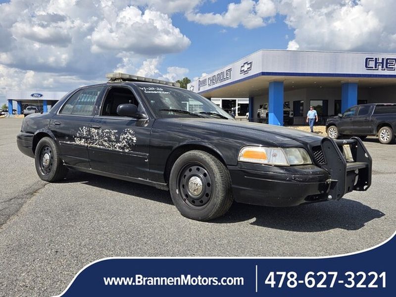 2011 Ford Crown Victoria Police Interceptor Sedan Rear-Wheel Drive 4-Speed Automatic