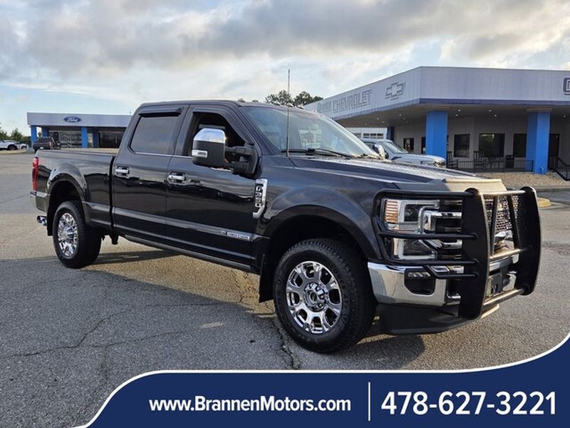 ANTIMATTER BLUE 2022 Ford F-350 Super Duty Pickup Truck Four-Wheel Drive Automatic