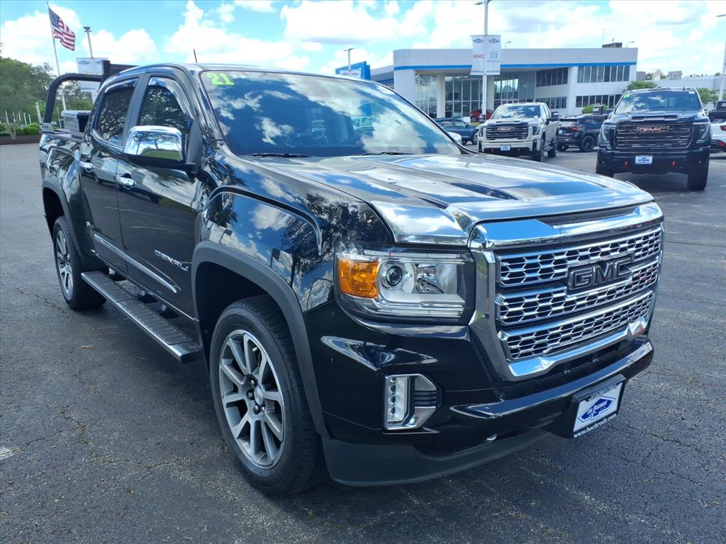 Onyx Black 2021 GMC Canyon Pickup Truck Four-Wheel Drive 8-Speed Automatic