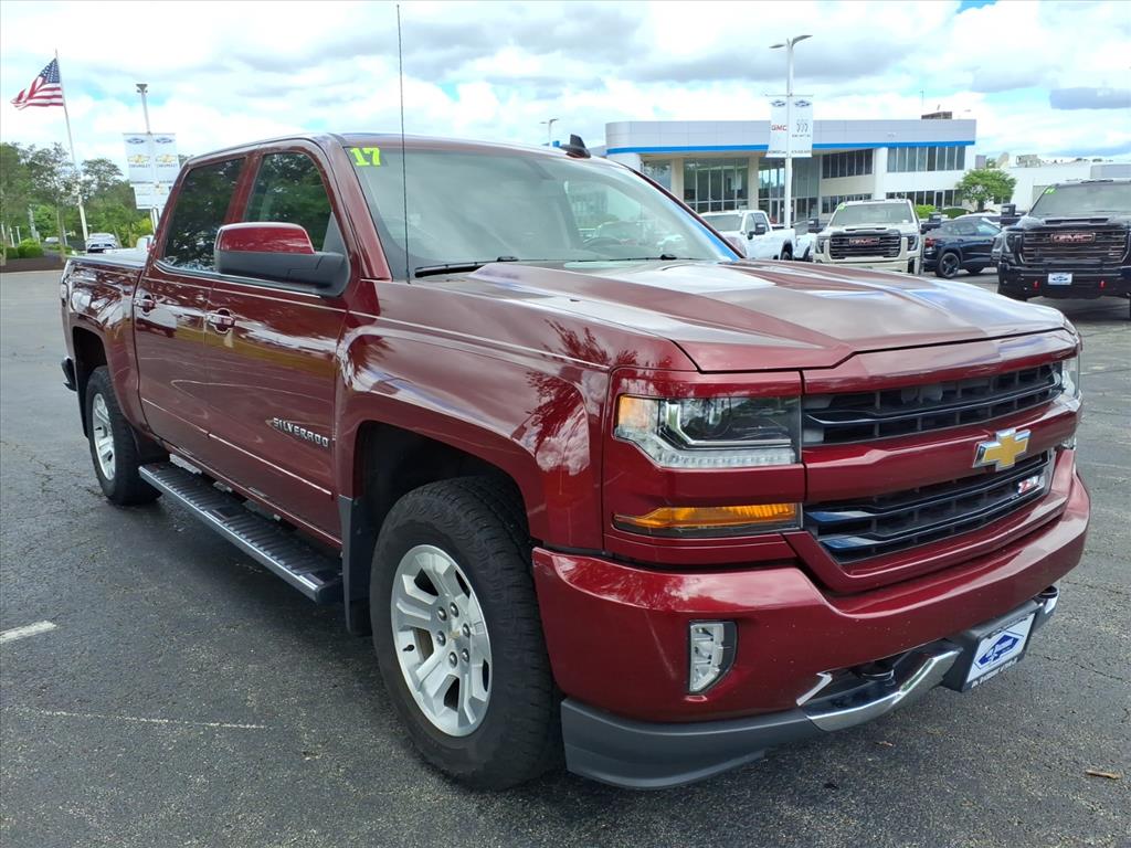 Siren Red Tintcoat 2017 Chevrolet Silverado 1500 Pickup Truck Four-Wheel Drive 6-Speed Automatic