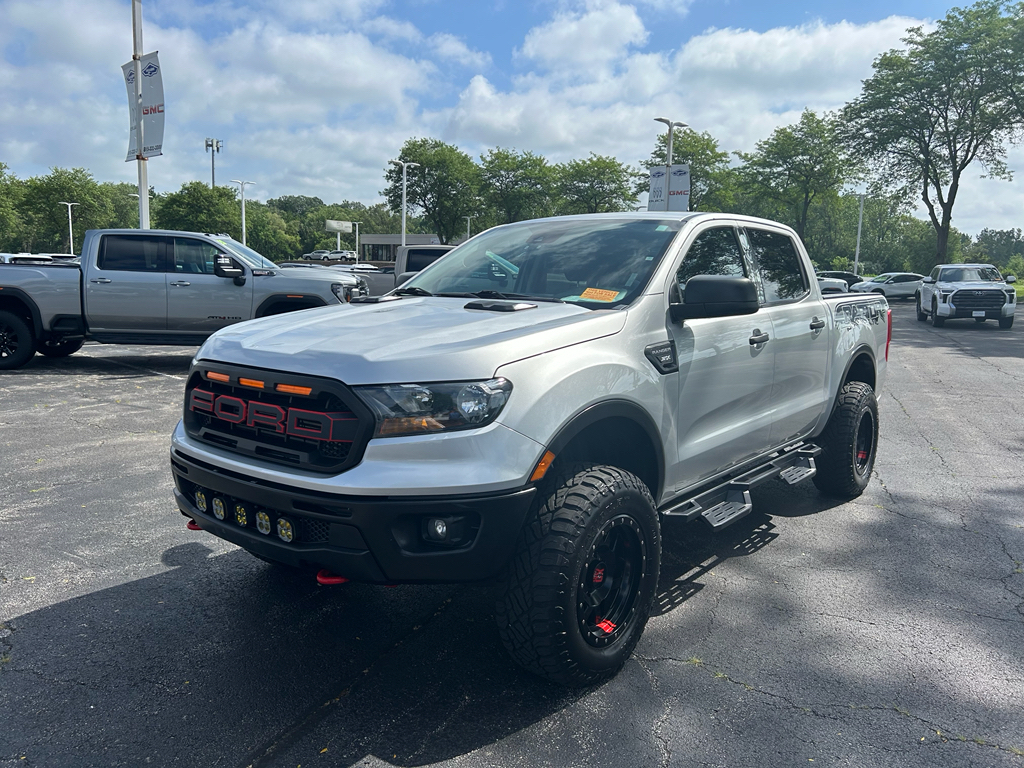 Silver 2019 Ford Ranger Pickup Truck Four-Wheel Drive Automatic