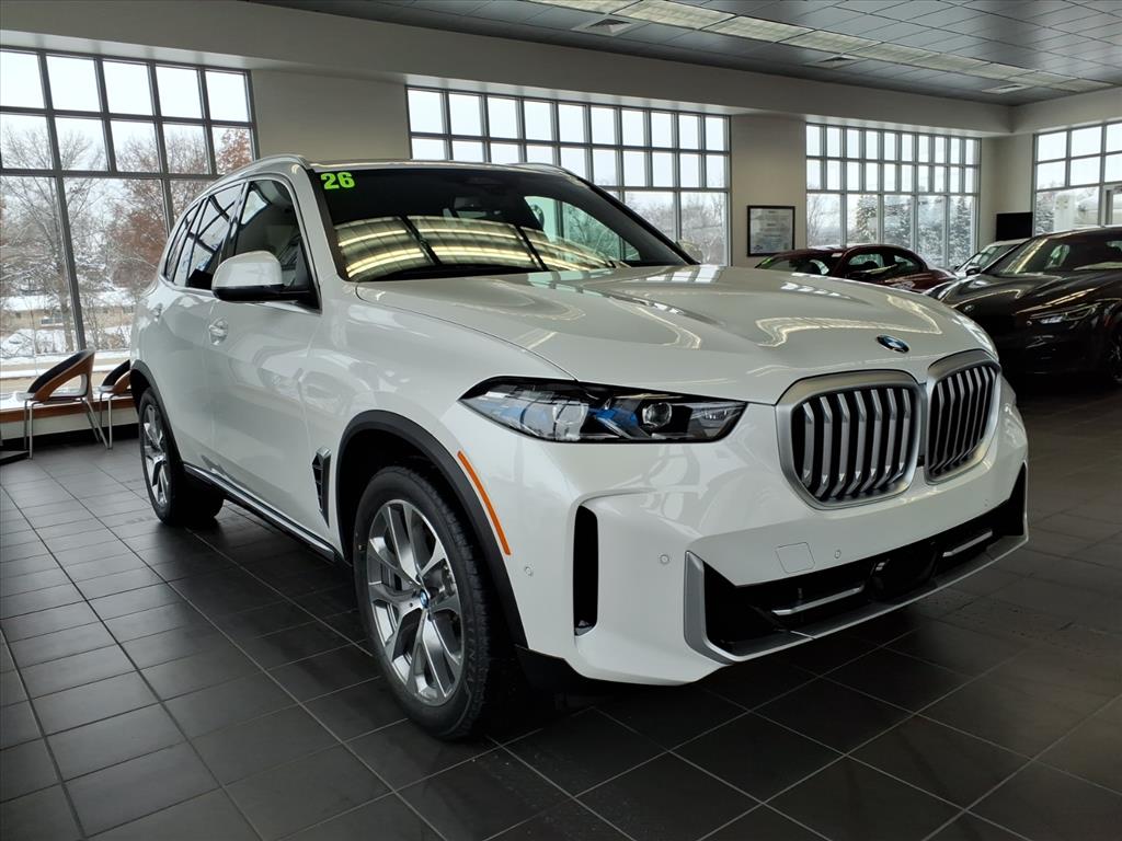 Mineral White Metallic 2026 BMW X5 SUV / Crossover All-Wheel Drive 8-Speed Automatic