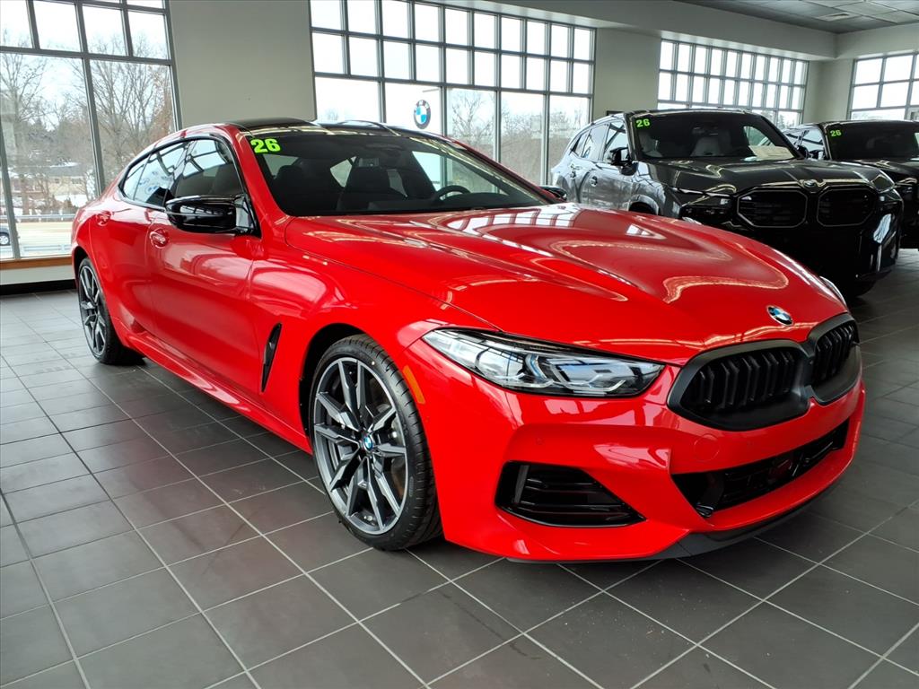 Light Red 2026 BMW 8 Series Coupe All-Wheel Drive 8-Speed Automatic