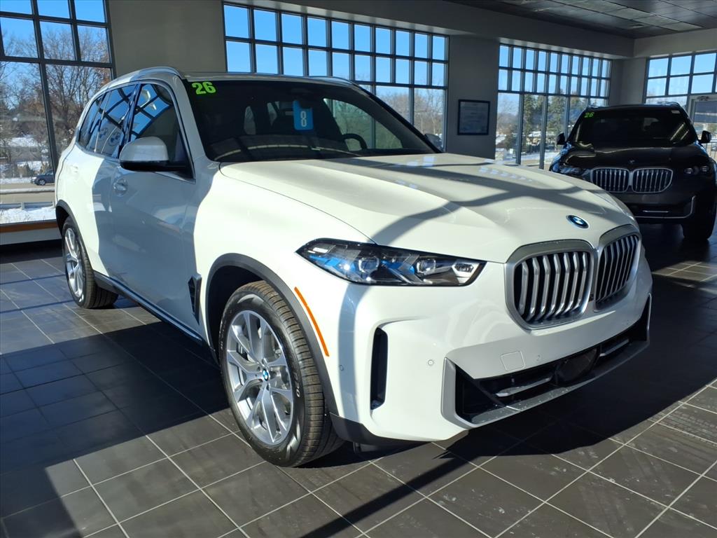 Mineral White Metallic 2026 BMW X5 SUV / Crossover All-Wheel Drive 8-Speed Automatic