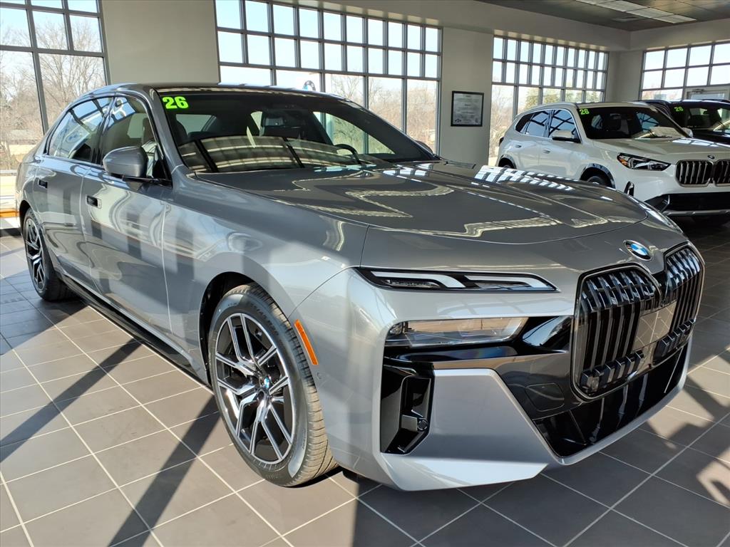 Gray (Oxide Grey Metallic) 2026 BMW 7 Series Sedan All-Wheel Drive 8-Speed Automatic