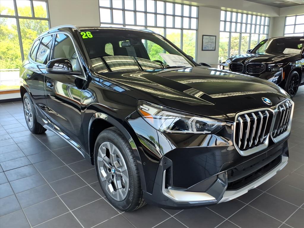 Jet Black 2026 BMW X1 SUV / Crossover All-Wheel Drive 7-Speed Automatic