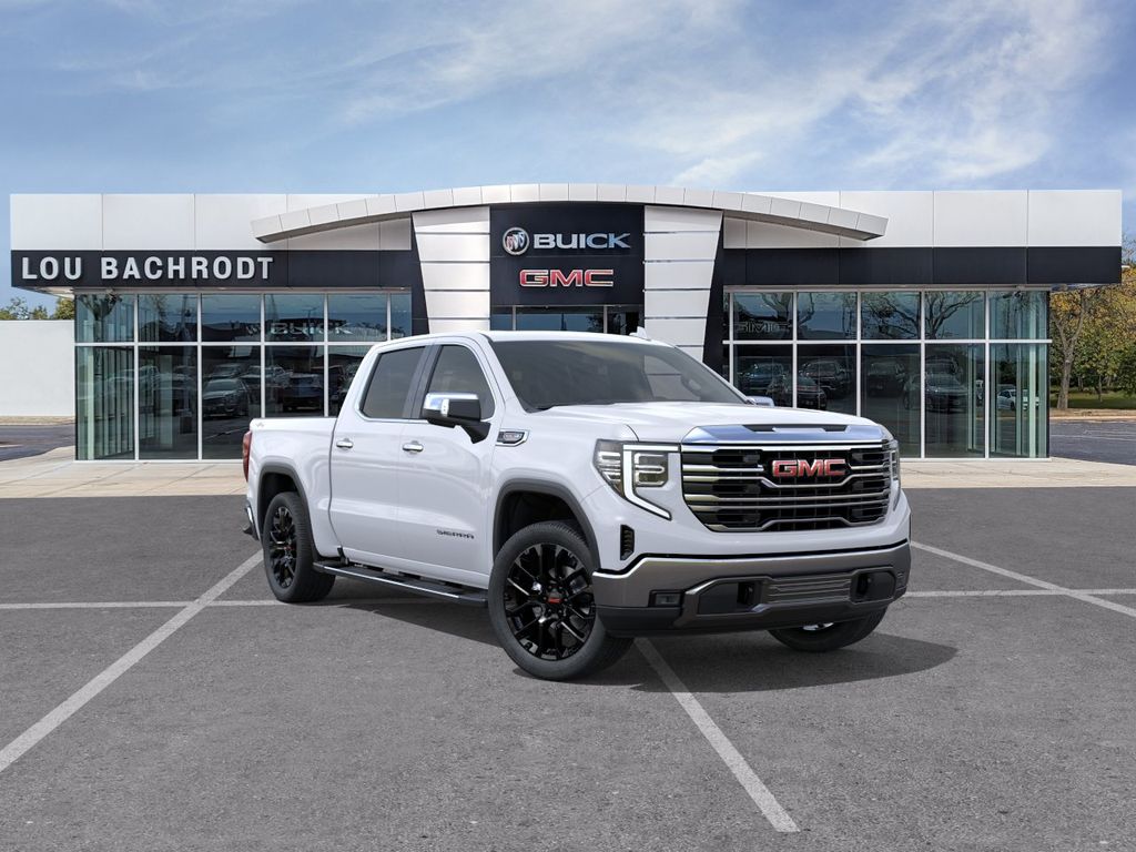 GLACIER WHITE TRICOAT 2026 GMC Sierra 1500 Pickup Truck Four-Wheel Drive Automatic