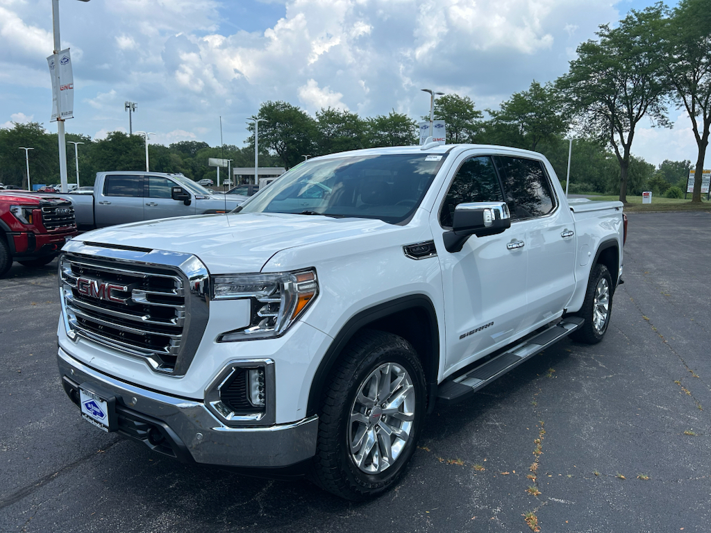 Summit White 2021 GMC Sierra 1500 Pickup Truck Four-Wheel Drive Automatic