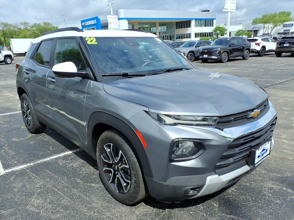 Gray (Satin Steel Metallic) 2022 Chevrolet Trailblazer SUV / Crossover Front-Wheel Drive Continuously Variable Transmission