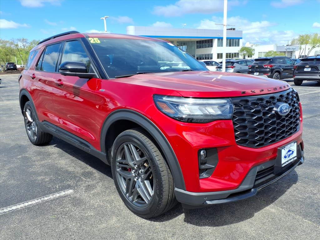 RAPID RED MET TINTED CC 2025 Ford Explorer SUV / Crossover All-Wheel Drive Automatic