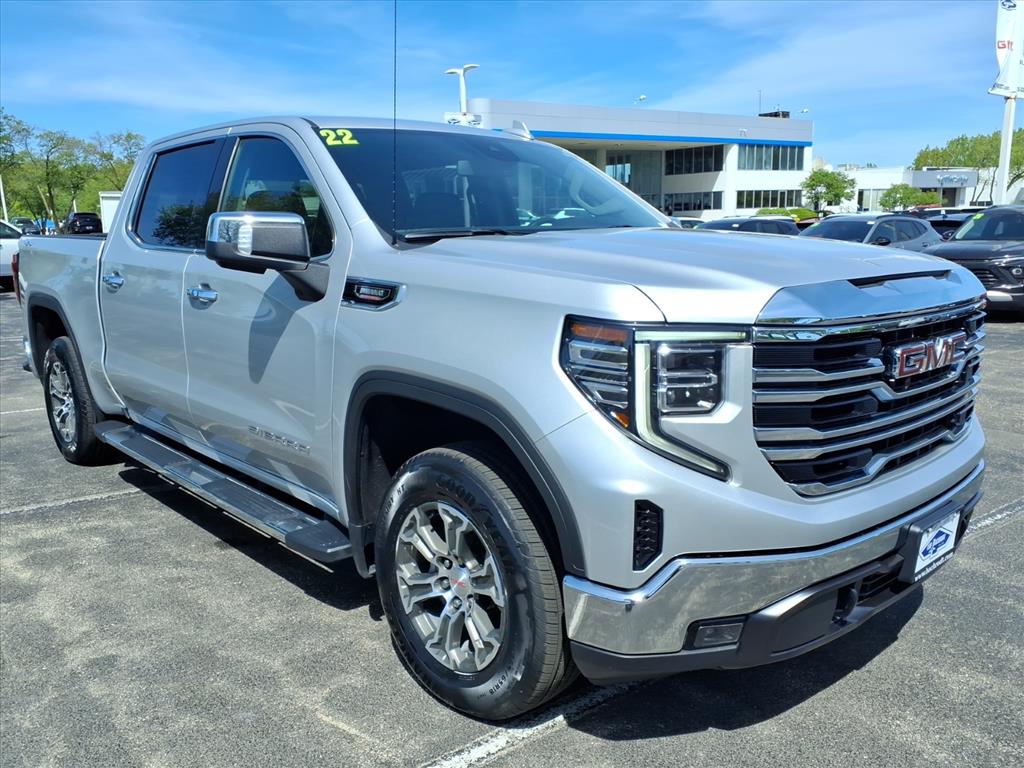 Quicksilver Metallic 2022 GMC Sierra 1500 Pickup Truck Four-Wheel Drive Automatic