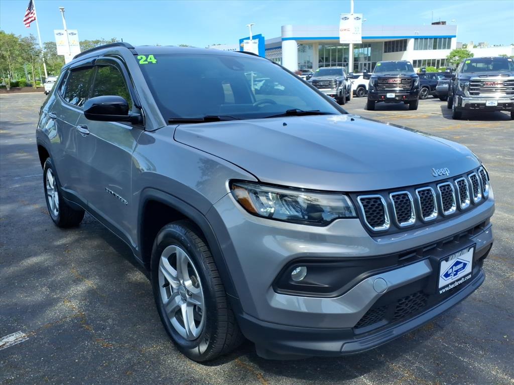 Silver Zynith Metallic Clearcoat 2024 Jeep Compass SUV / Crossover Four-Wheel Drive 8-Speed Automatic
