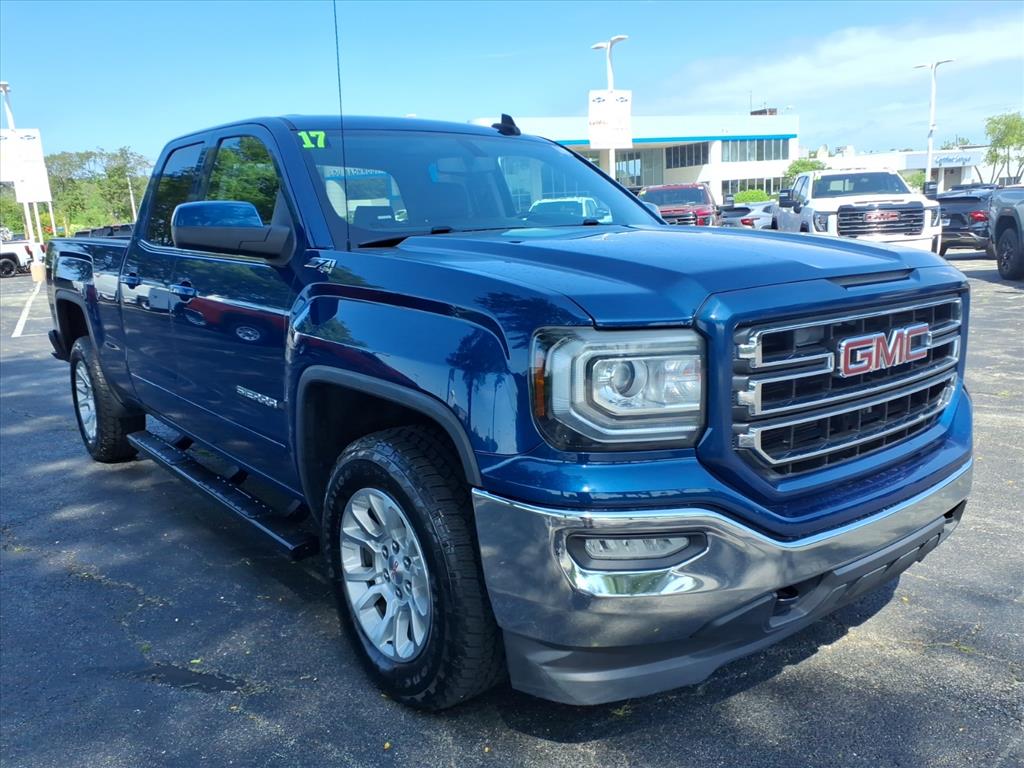 Stone Blue Metallic 2017 GMC Sierra 1500 Pickup Truck Four-Wheel Drive 6-Speed Automatic