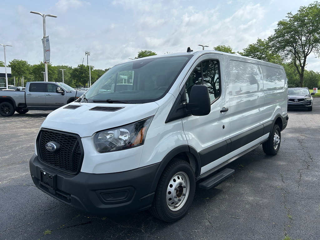 Oxford White 2023 Ford Transit Cargo Van All-Wheel Drive Automatic