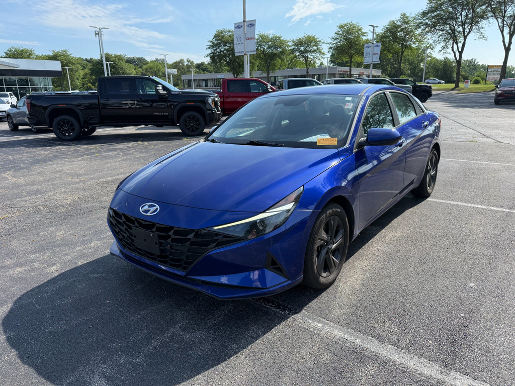Intense Blue 2023 Hyundai Elantra Sedan Front-Wheel Drive Continuously Variable Transmission