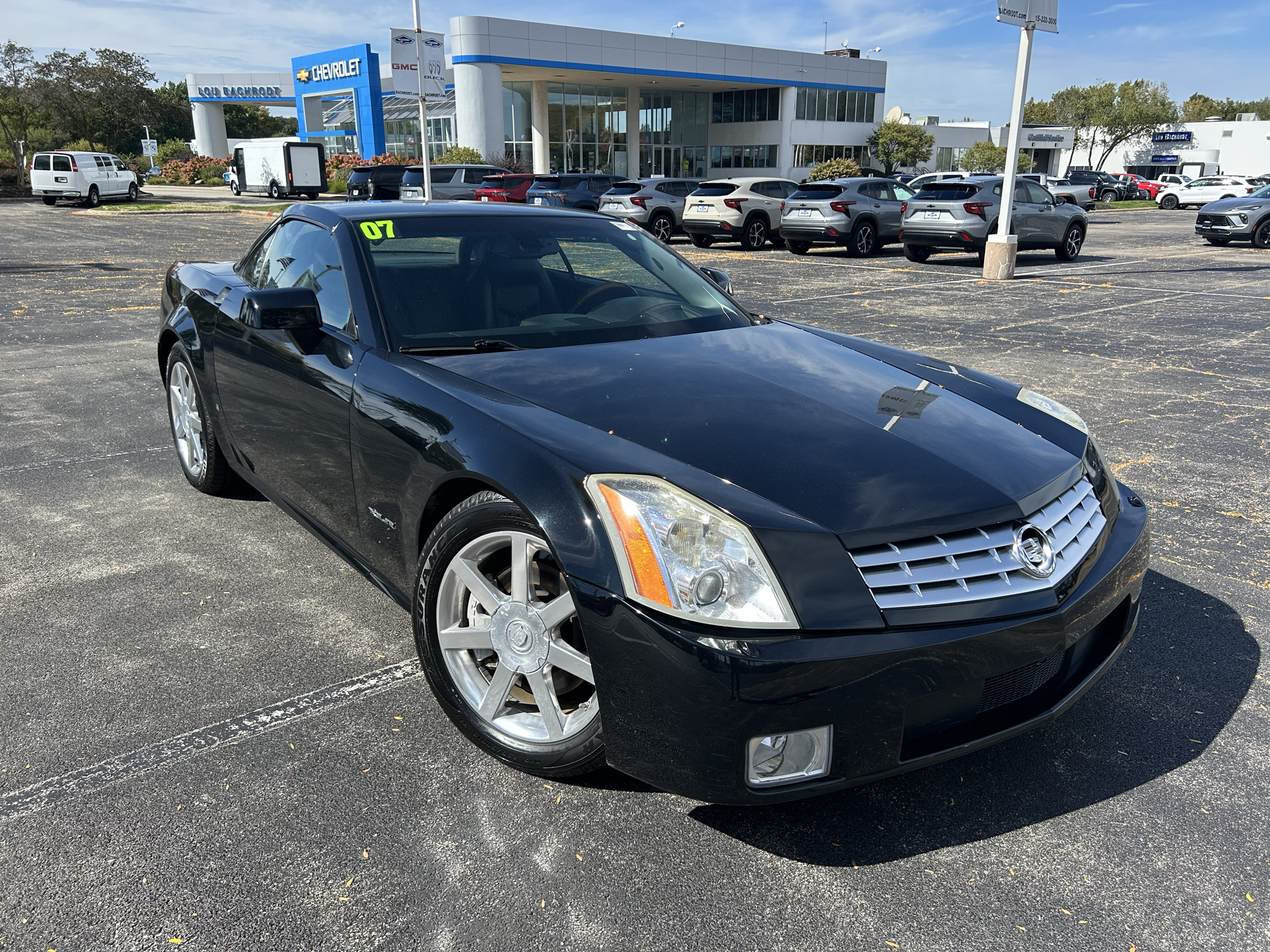 Raven Black 2007 Cadillac XLR Convertible Rear-Wheel Drive 6-Speed Automatic