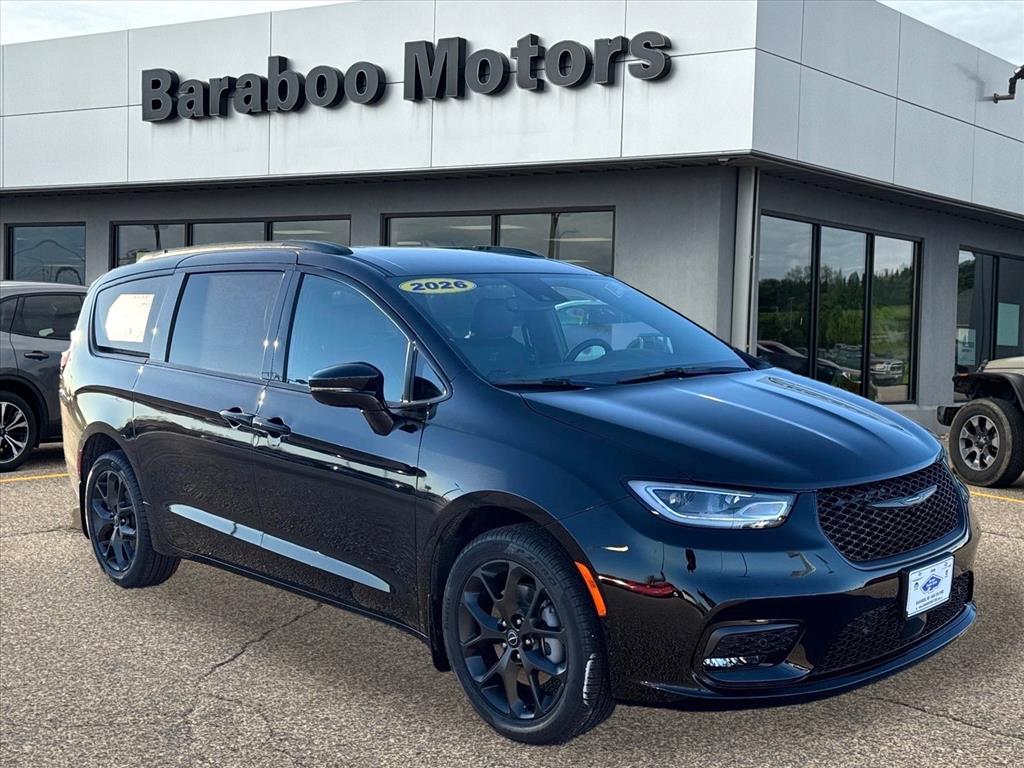 Diamond Black Crystal Pearlcoat 2026 Chrysler Pacifica Minivan All-Wheel Drive 9-Speed Automatic