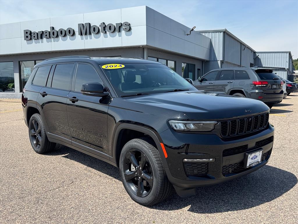 Diamond Black Crystal Pearlcoat 2024 Jeep Grand Cherokee L SUV / Crossover Four-Wheel Drive 8-Speed Automatic