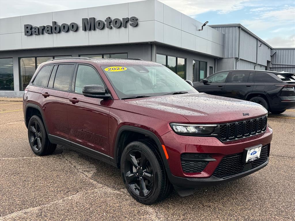 Velvet Red Pearlcoat 2024 Jeep Grand Cherokee SUV / Crossover Four-Wheel Drive 8-Speed Automatic