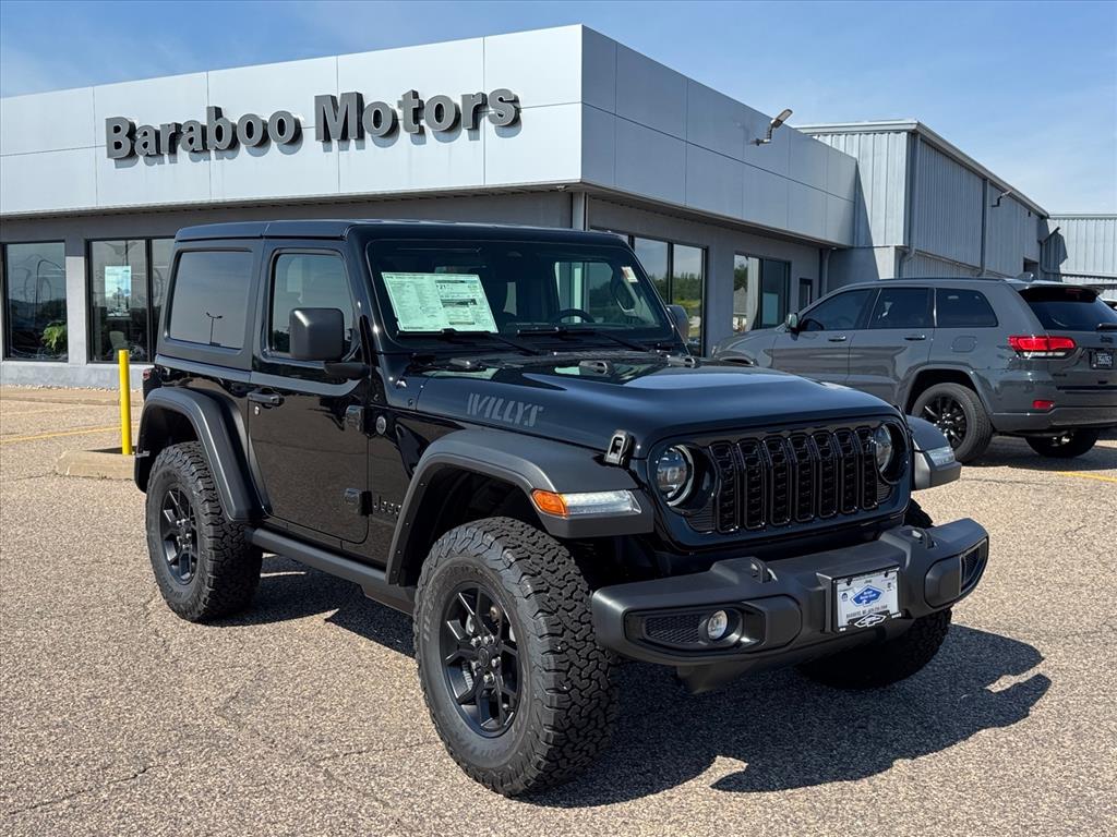 Black Clearcoat 2026 Jeep Wrangler SUV / Crossover Four-Wheel Drive 8-Speed Automatic