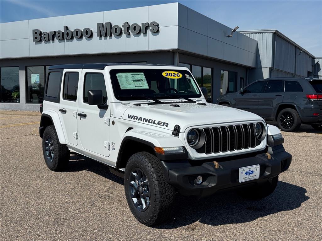 Bright White Clearcoat 2026 Jeep Wrangler SUV / Crossover Four-Wheel Drive 8-Speed Automatic
