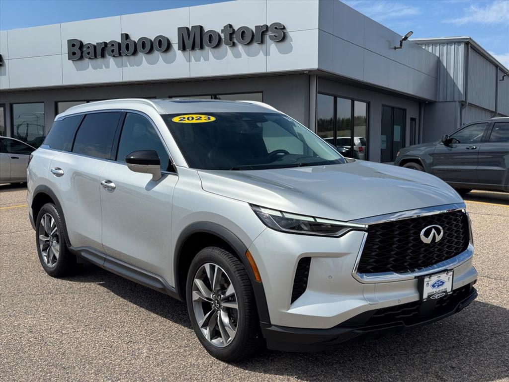 Silver 2023 INFINITI QX60 Luxe AWD SUV / Crossover All-Wheel Drive Automatic