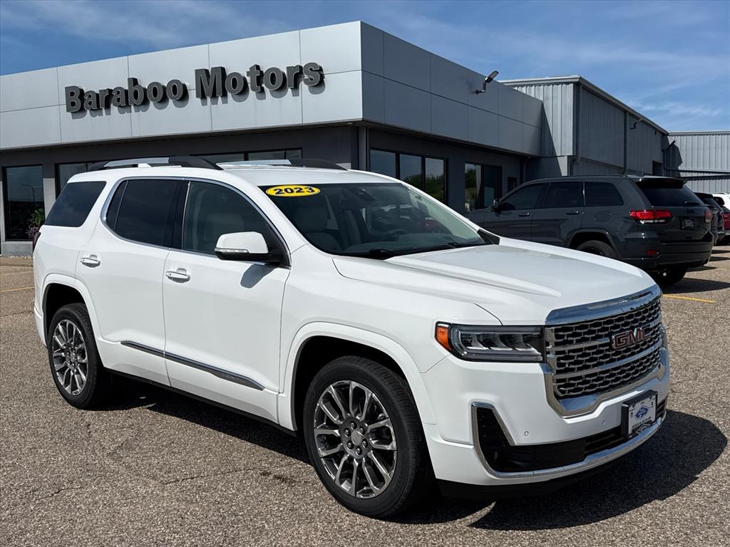 Summit White 2023 GMC Acadia SUV / Crossover Four-Wheel Drive 9-Speed Automatic