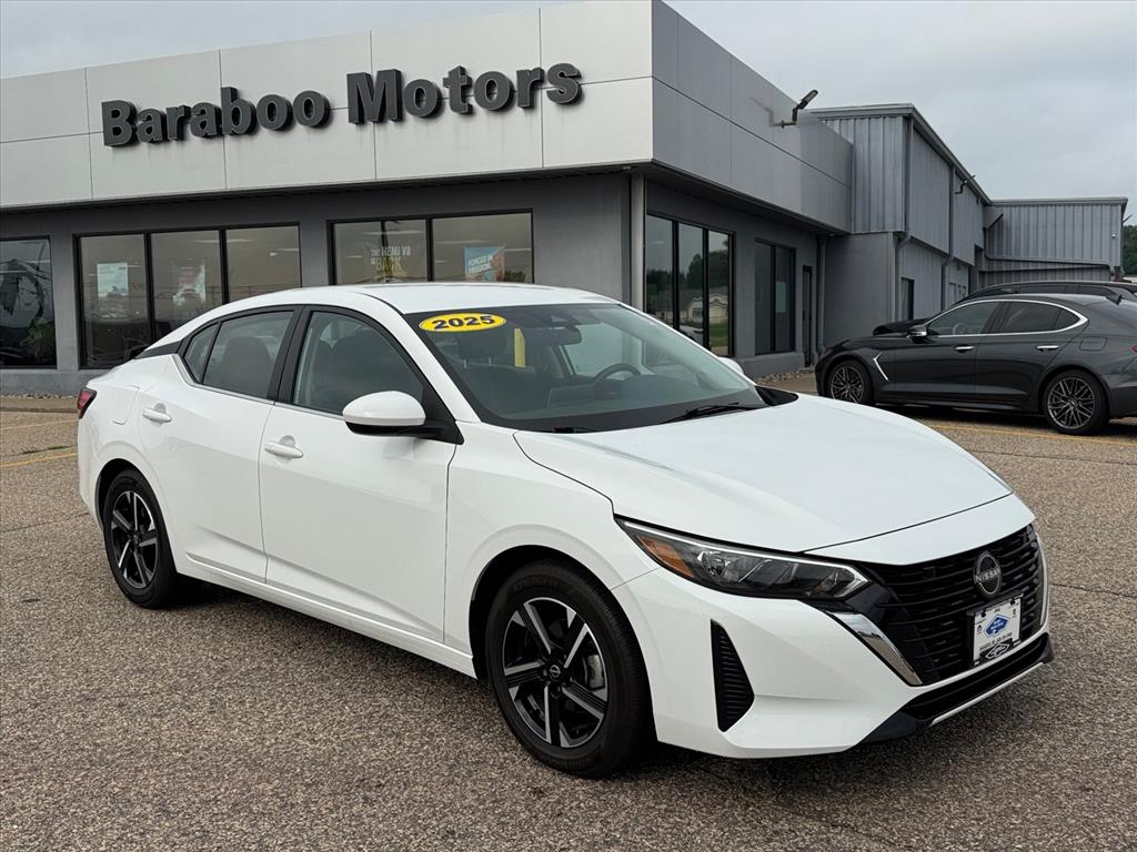 White (Fresh Powder) 2025 Nissan Sentra Sedan Front-Wheel Drive Continuously Variable Transmission