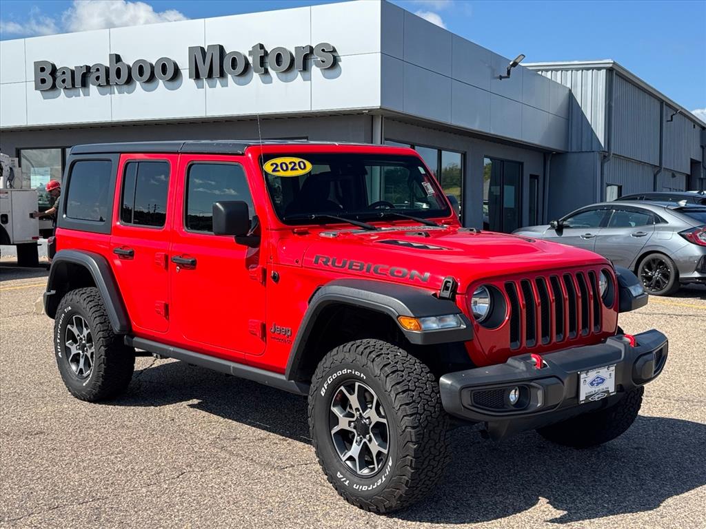 Firecracker Red Clearcoat 2020 Jeep Wrangler SUV / Crossover Four-Wheel Drive 8-Speed Automatic