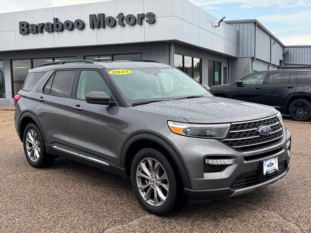 Carbonized Gray Metallic 2021 Ford Explorer SUV / Crossover All-Wheel Drive Automatic