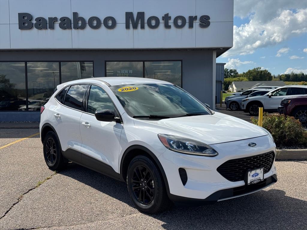 Oxford White 2020 Ford Escape Hybrid SUV / Crossover All-Wheel Drive Continuously Variable Transmission