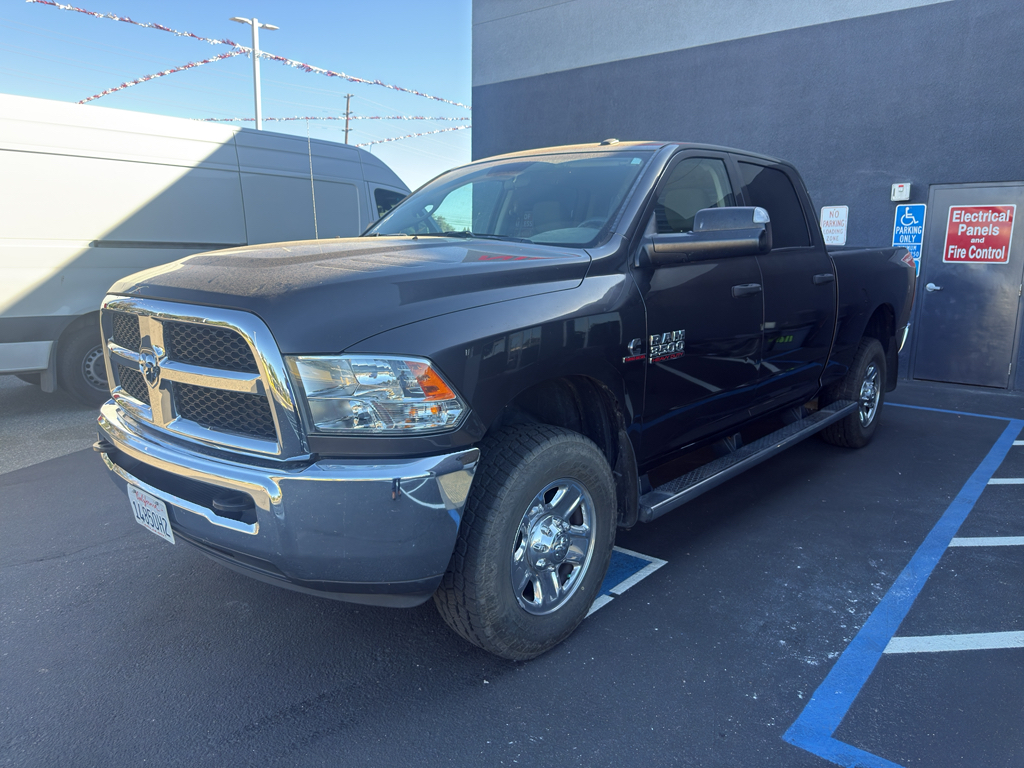 Gray (Granite Crystal Metallic Clearcoat) 2017 RAM 3500 Pickup Truck Four-Wheel Drive 6-Speed Automatic