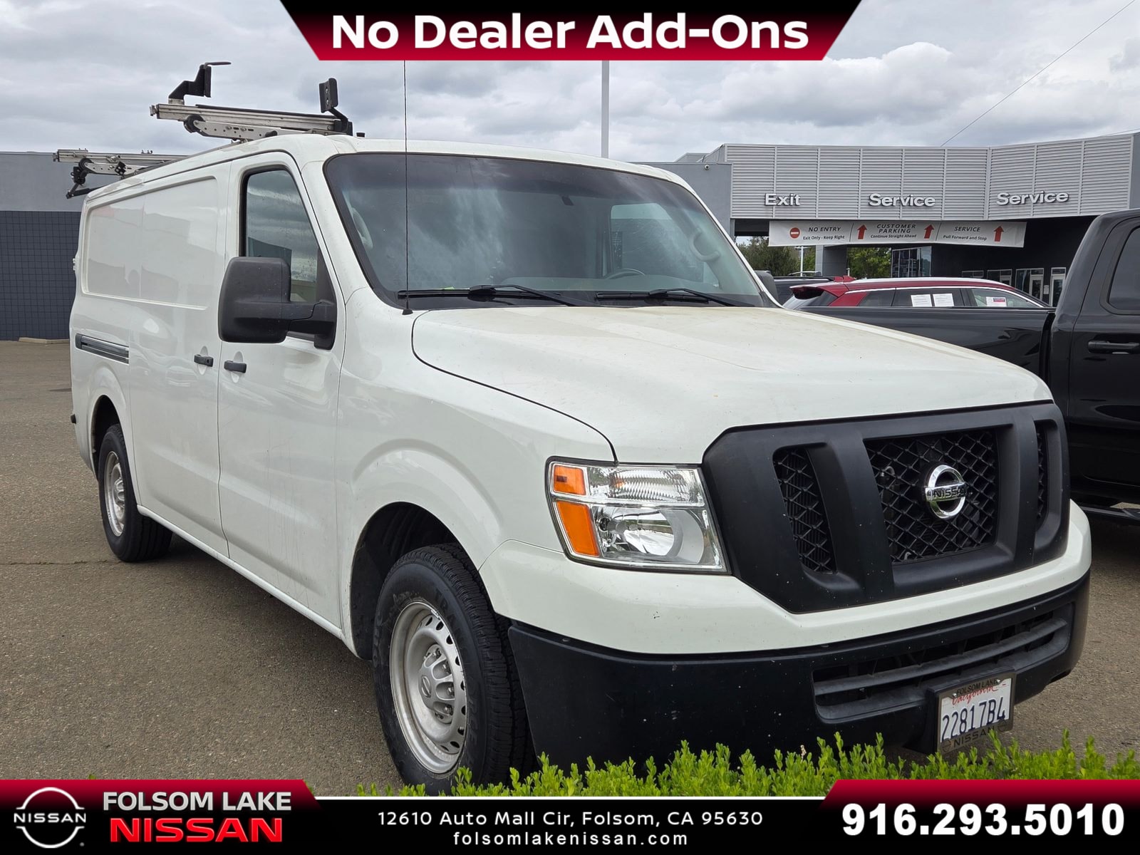 Glacier White 2021 Nissan NV Cargo Van Rear-Wheel Drive 5-Speed Automatic